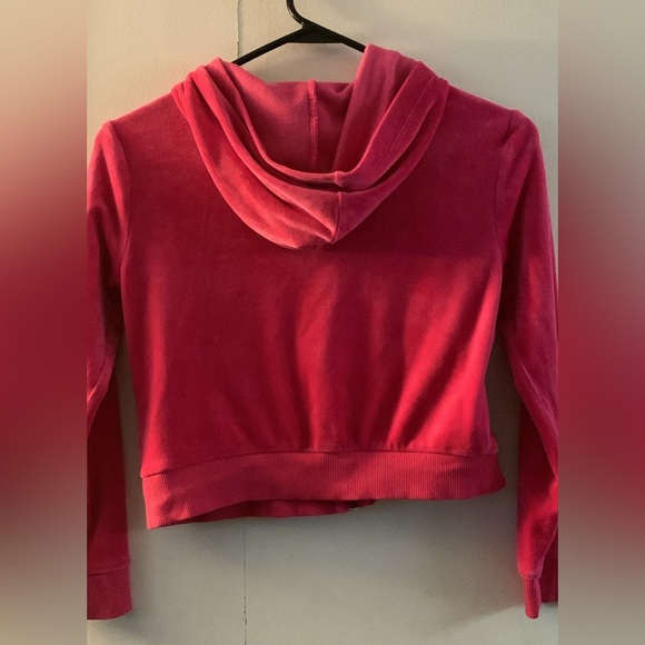 art class Pink Zip-Up Hoodie with Kangaroo Pocket and Soft Fleece Material - Picture 4 of 4